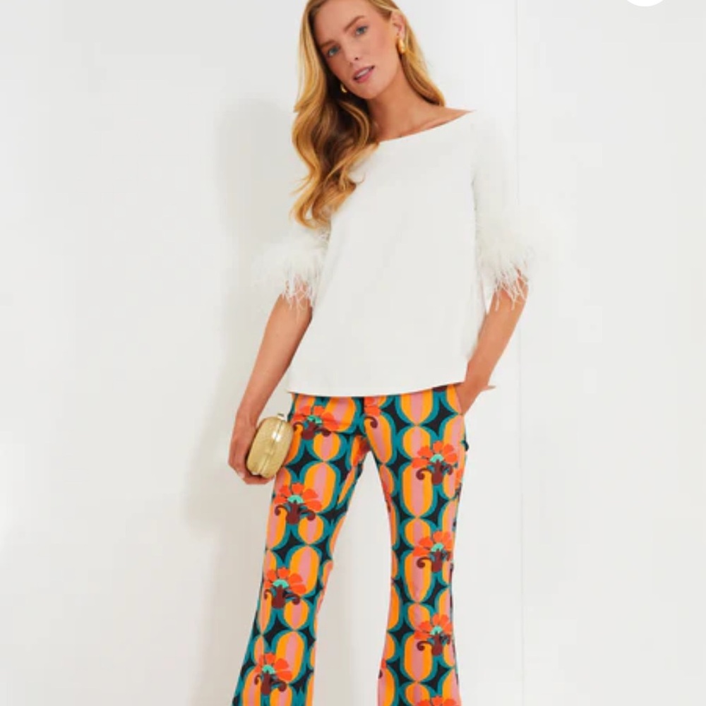 TUCKERNUCK White Feather Miranda Off The Shoulder Blouse